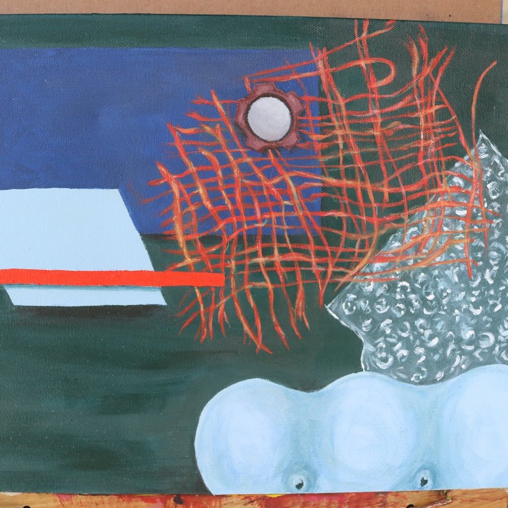 ABSTRACT CHAOS PAINTING BY KARTER